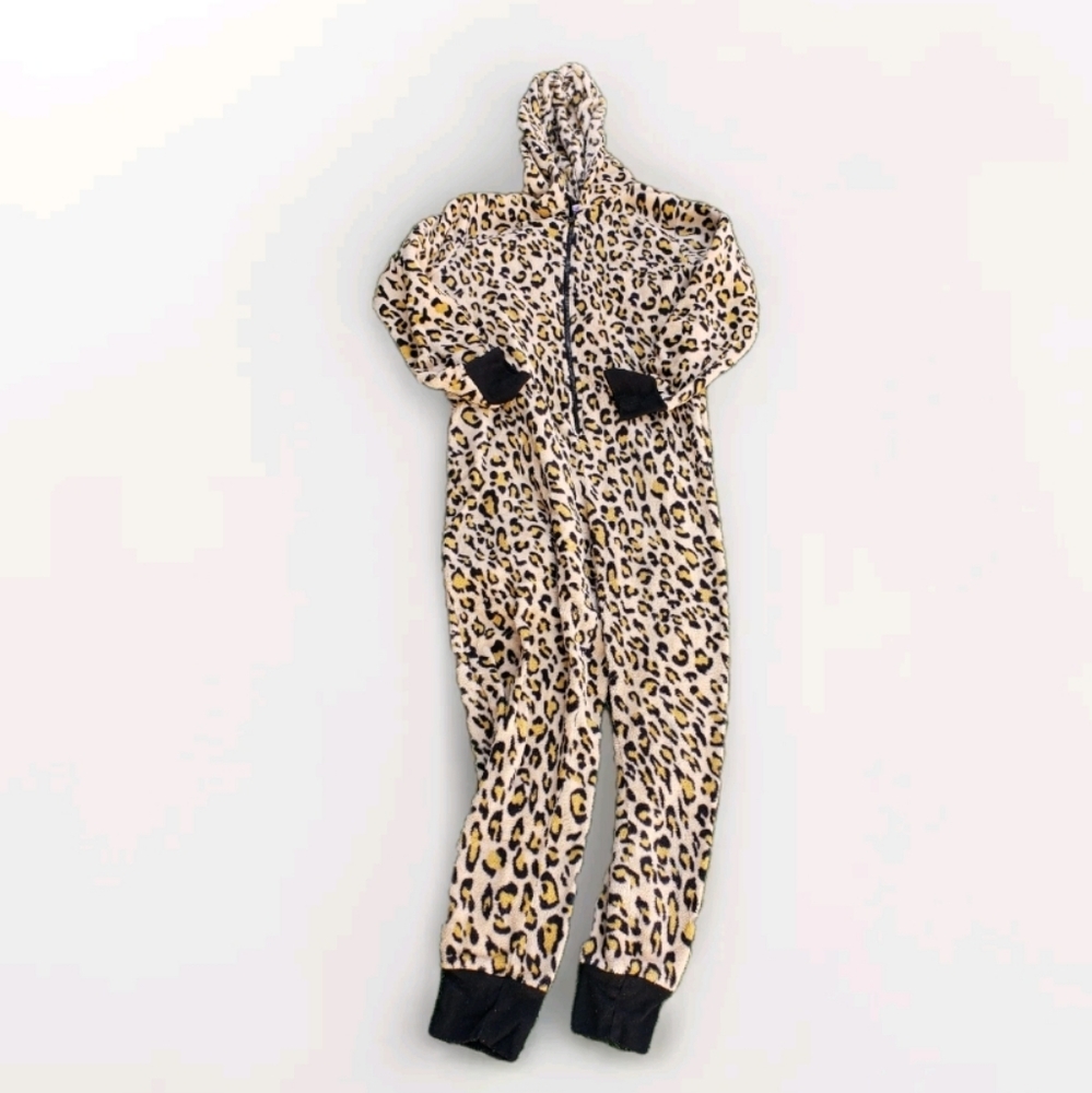 Totally Pink Adult Leopard Onesie